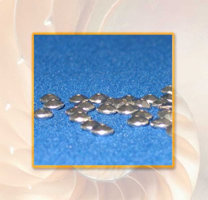 Metallperlen, ca. 4 mm, silberfarben, 25 Stück