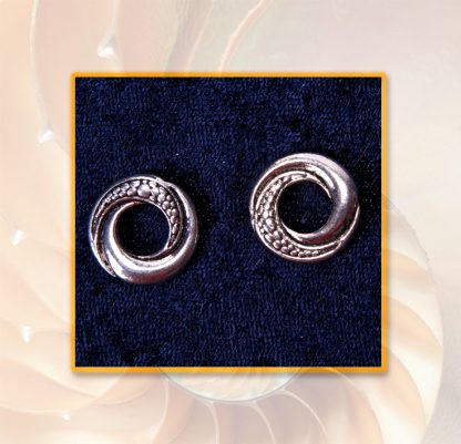 Metallperlen, Spacer, ca. 15 mm, silberfarben, 2 Stück
