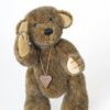 Teddy Bär Mohair 5 Gelenke dunkel braun ca 20 cm