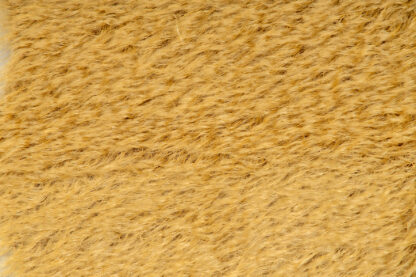 Mohair Teddy Stoff goldbraun leicht gewellt, ca. 30 x 70 cm