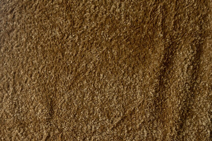Microfaser Plüsch Teddy Stoff braun ca. 95 x 60 cm
