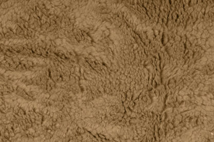 Plüsch Teddy Stoff mittelbraun ca. 115 x 40 cm – Bild 2
