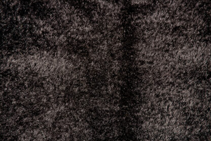Schulte Mohair Teddy Stoff schwarz glatt ca. 50 x 66 cm – Bild 2