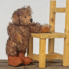 Bär Schulte Mohair 5 Gelenke rotbraun 27 cm – Bild 4