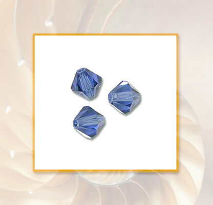 Swarovski Doppelkegel 5301 Lt Sapphire 4 mm