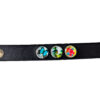 Leder Armband schwarz neu mit 3 Chunks – Bild 2